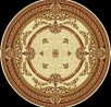 Уменьшенный вариант - Ковер, Floare-Carpet, 1,5х1,5, Круг, 209, 1659, Шерсть