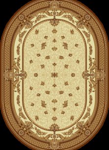 Ковер, Floare-Carpet, 1,5х2,25, Овал, 209, 1149, Шерсть
