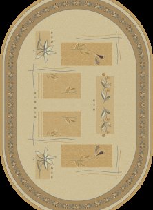 Ковер, Floare-Carpet, 1,5х2,3, Овал, 234, 00121, Шерсть