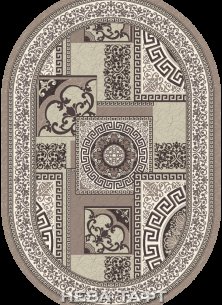 Ковер, Паласы Нева карпет, 0,6х1, Овал, Колизей, 1734, Тафт Принт